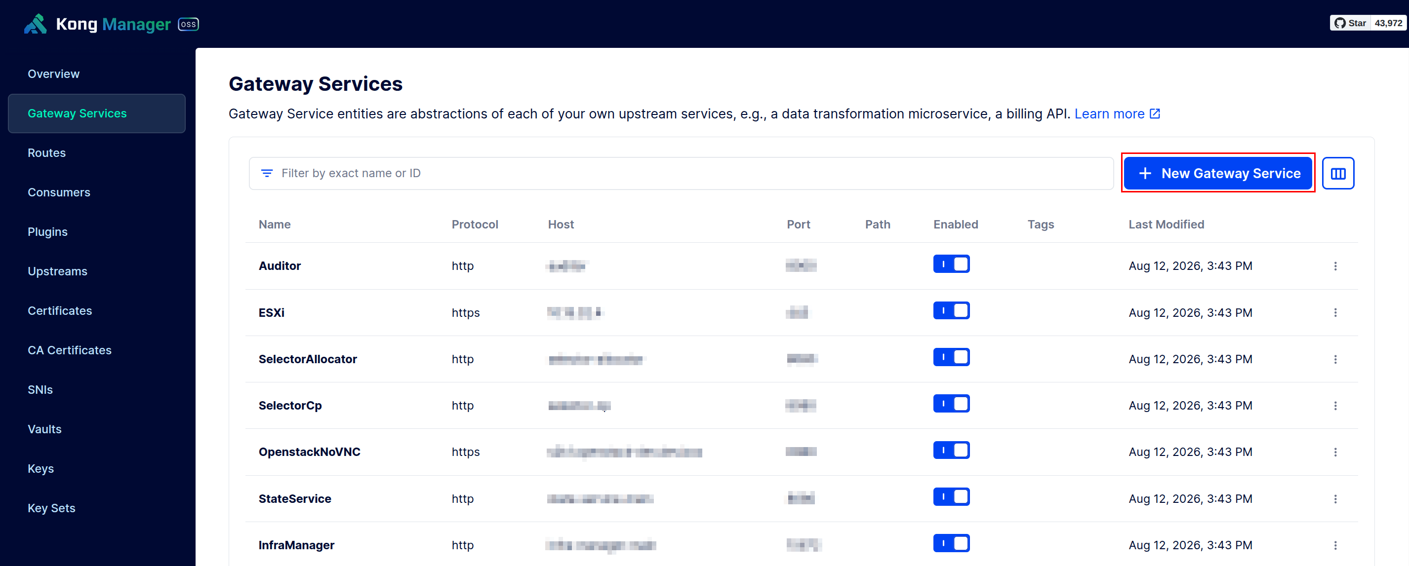 kong manager create esxi