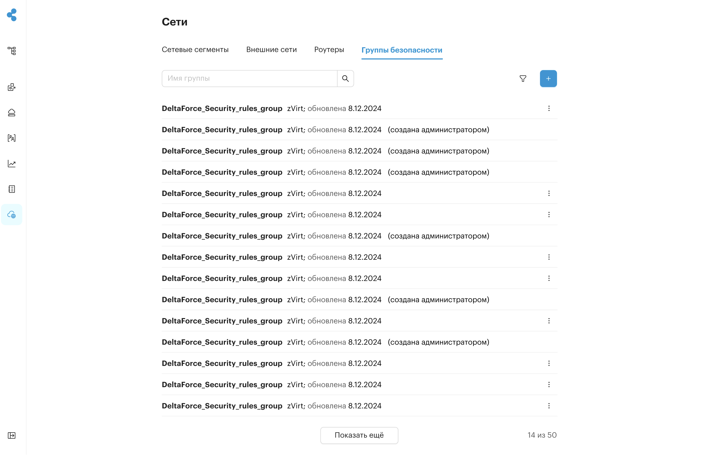 sdn networks security group full
