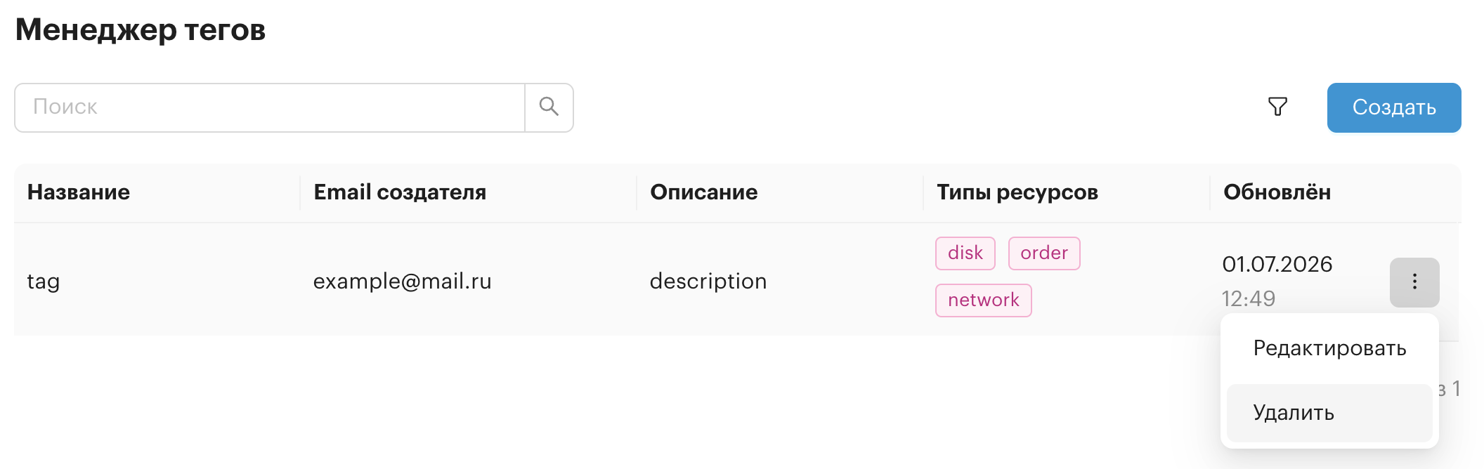 tag manager delete tag