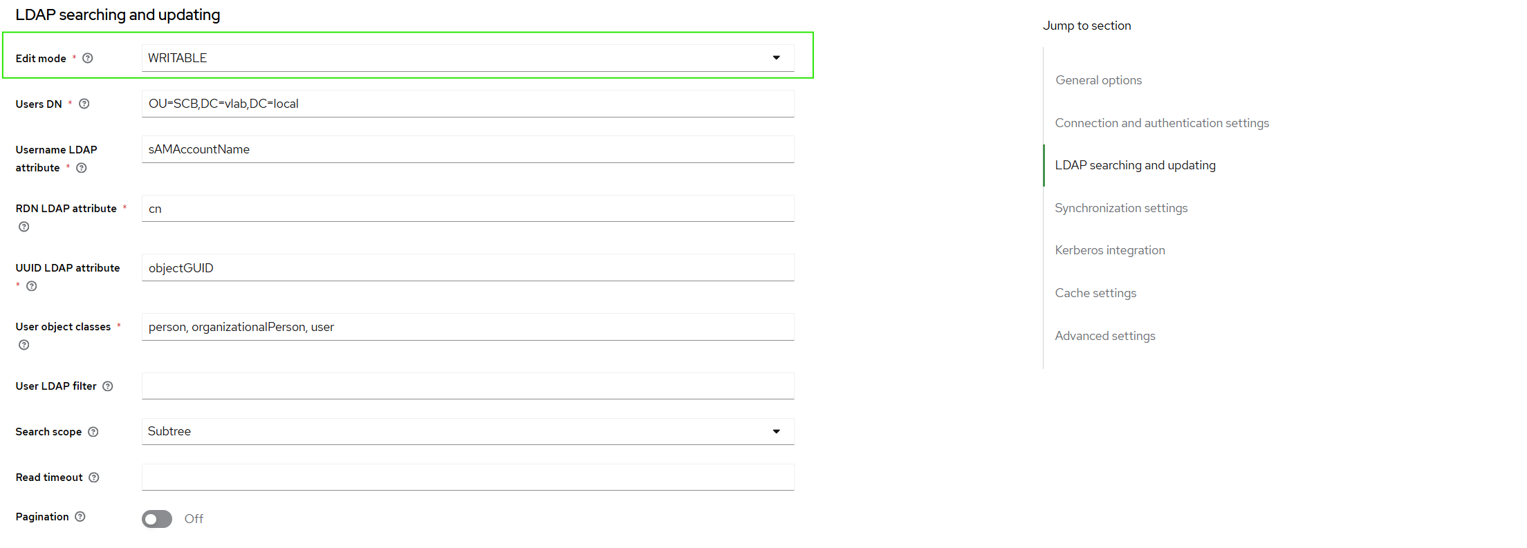 pr ldap