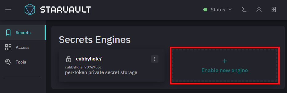 secrets in vault 1