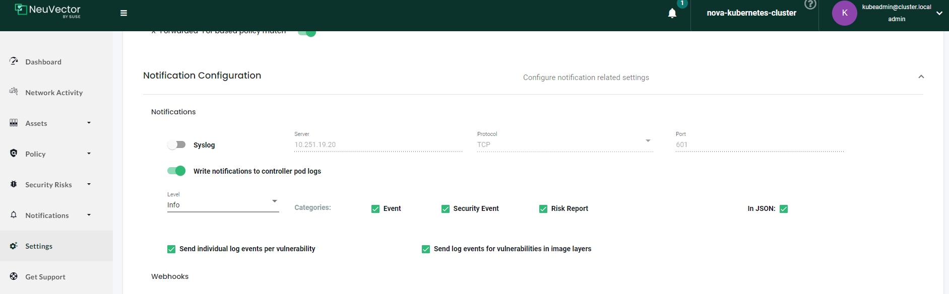 neuvectortoopensearch 1