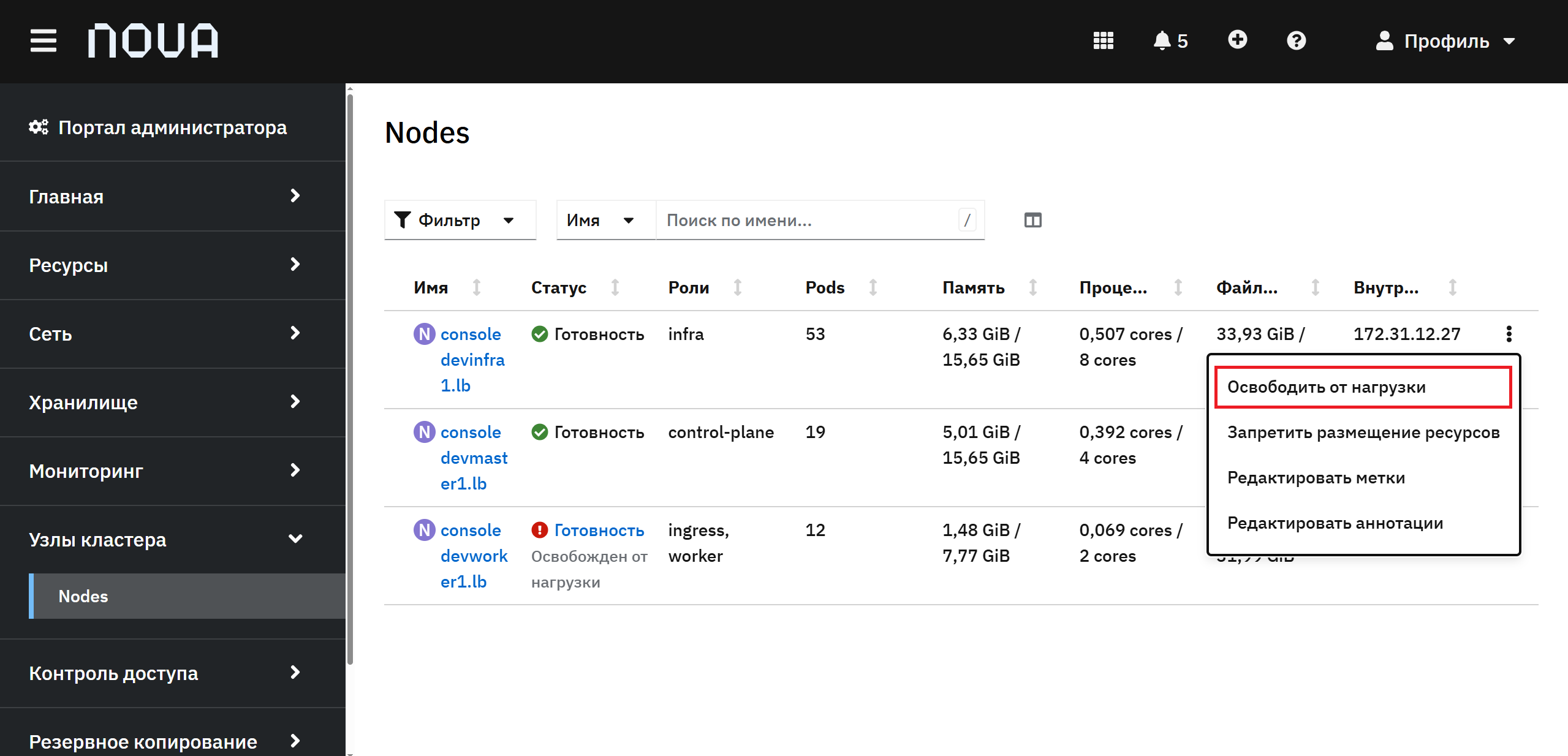 free node