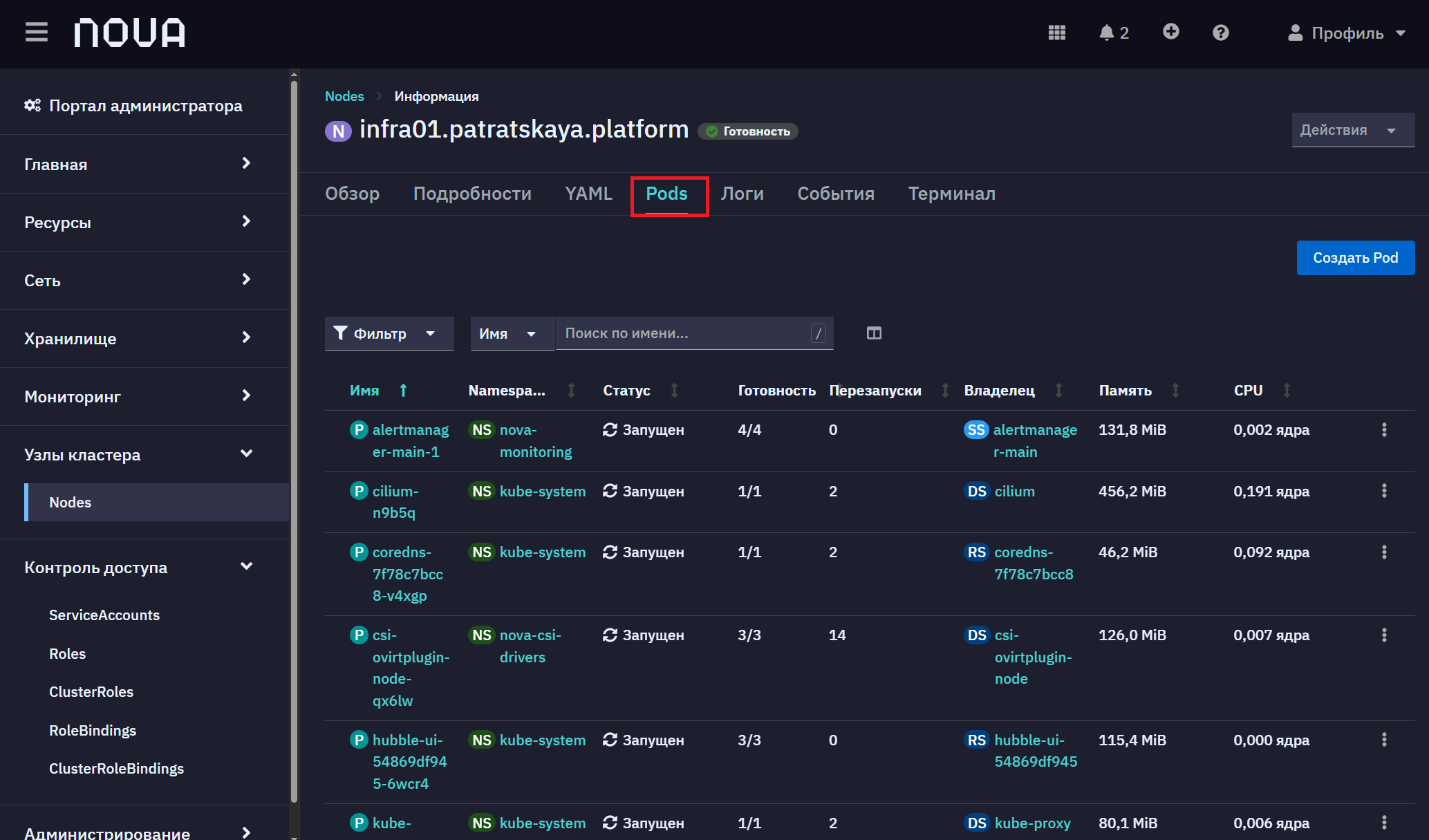 pods
