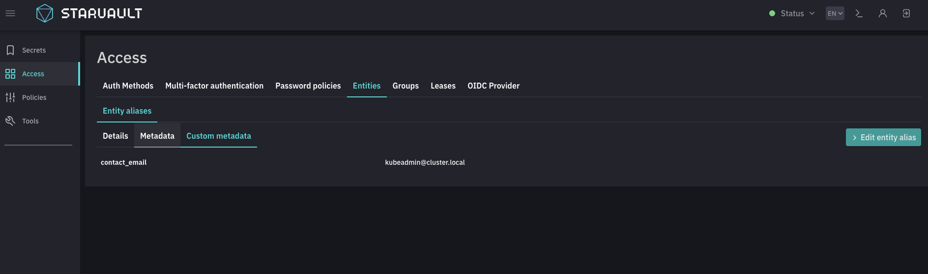 custom metadata