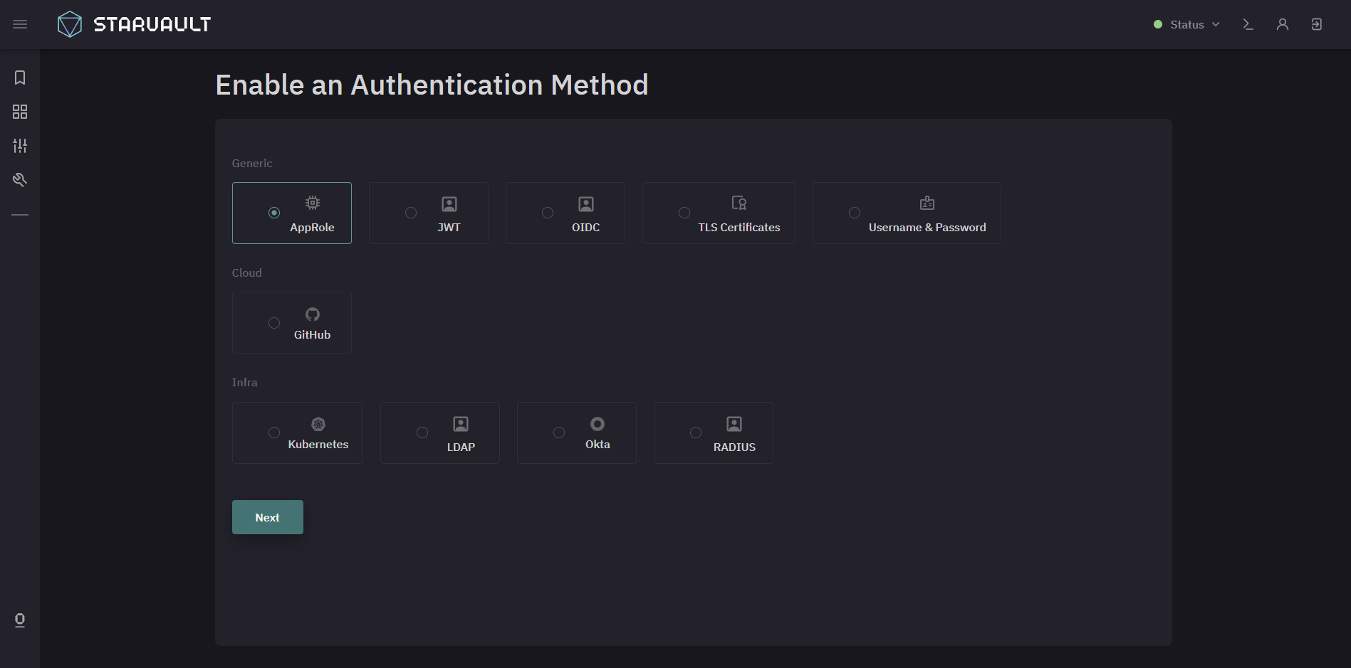 enable app role 1