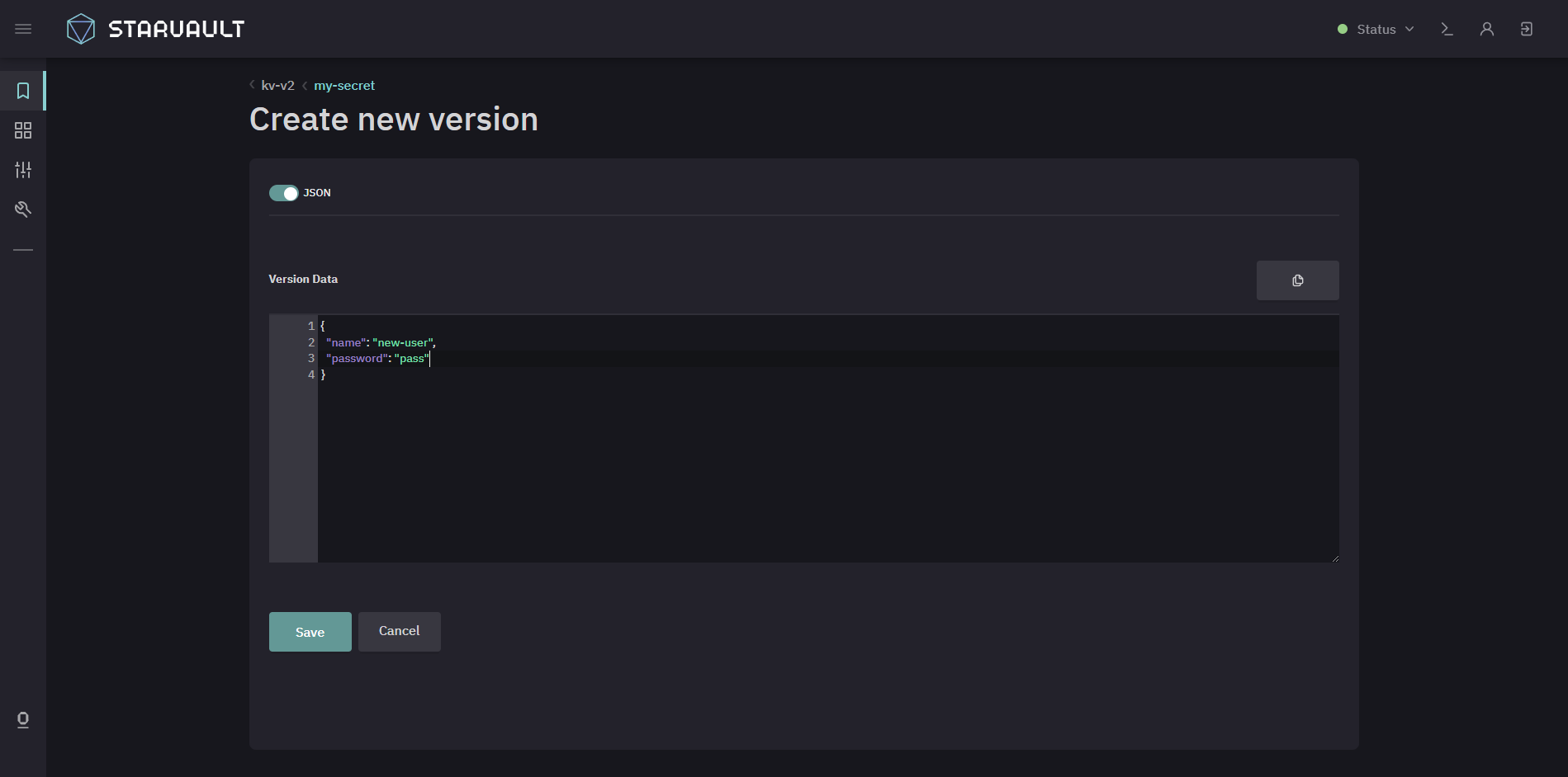 kv2 new version secret 3