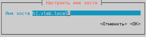 nmtui sysname