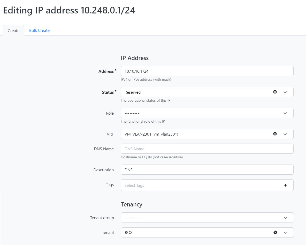 reserved ip