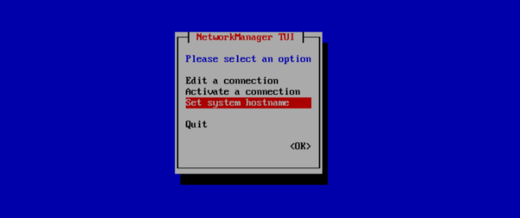 network config into network manager
