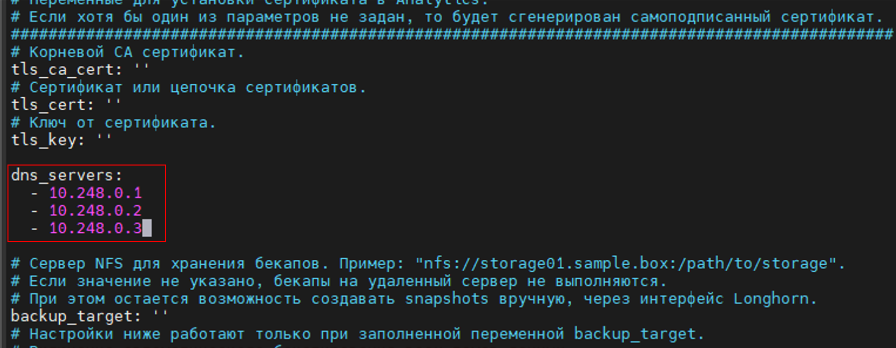 dns serv cfg 2