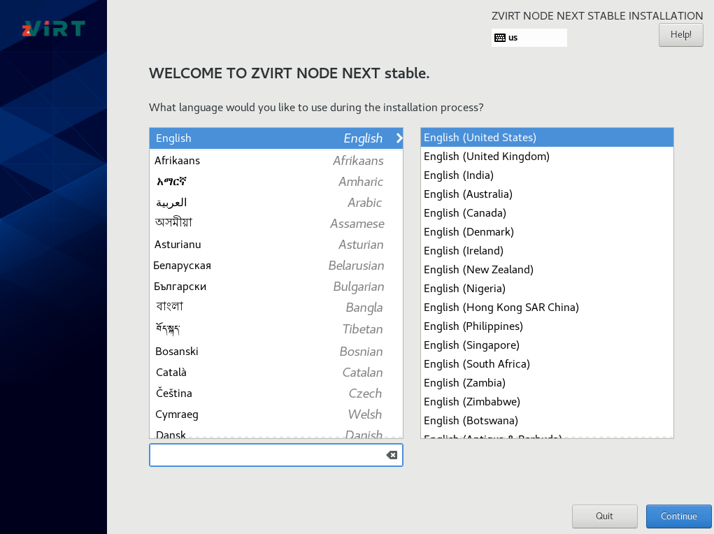 install node lang