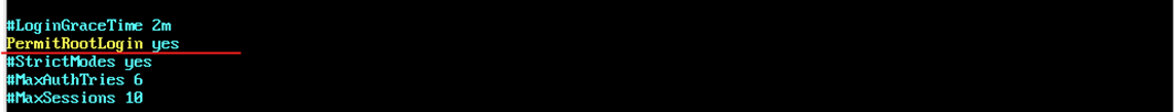 sshd config