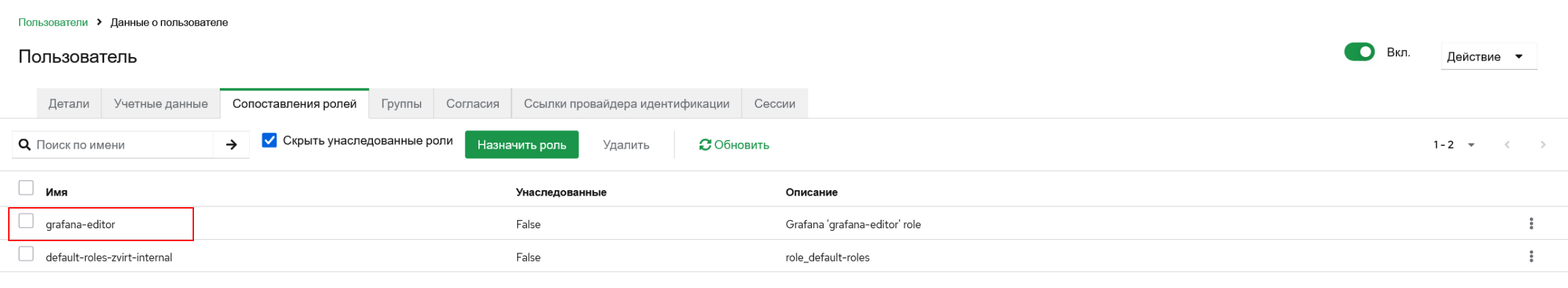 graf role 2